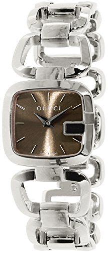 ya125507 gucci|Gucci G 125.5 Brown / Silver Dial Stainless Steel Bracelet.